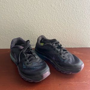 Nike Air Max 2014 Black Blue Purple Size 8